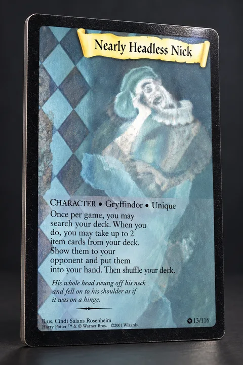 Nearly Headless Nick — Harry Potter TCG Base Set 13/116
