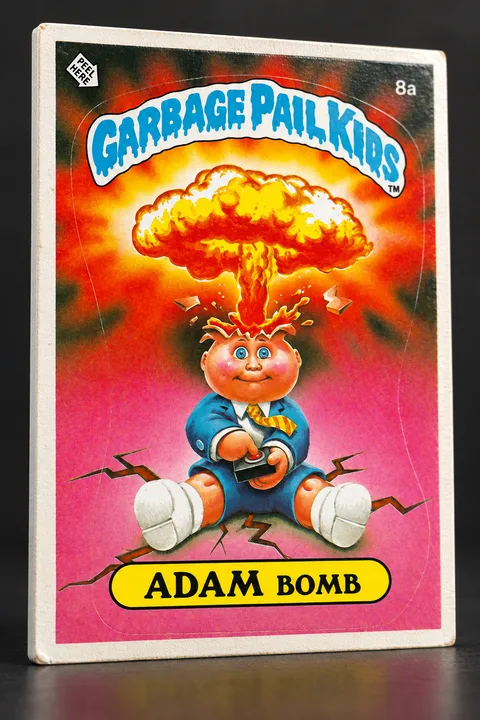 Adam Bomb — 1985 Topps Garbage Pail Kids Original Series 1 #8a