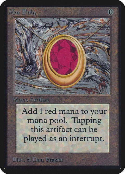 Mox Ruby — Limited Edition Alpha unnumbered
