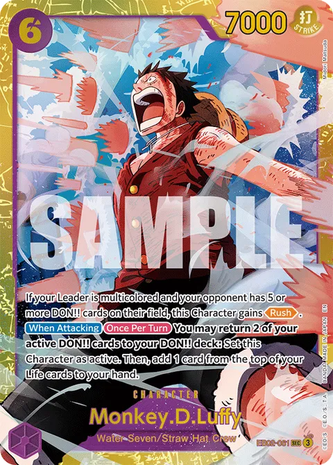 Monkey.D.Luffy — Anime 25th Collection EB02-061