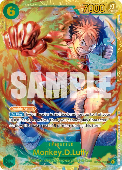 Monkey.D.Luffy — Carrying On His Will OP13-118