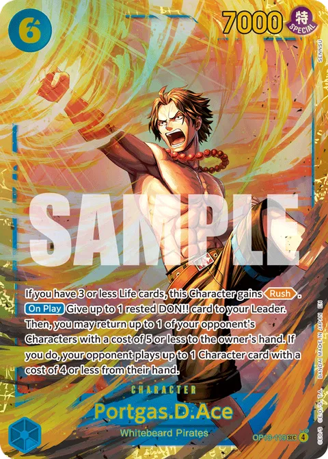 Portgas.D.Ace — Carrying On His Will OP13-119