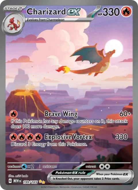 Charizard ex — Scarlet & Violet 151 199/165