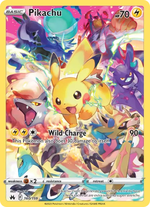 Pikachu — Crown Zenith 160/159