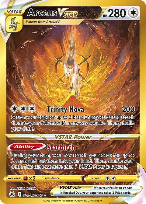 Arceus VSTAR — Crown Zenith Galarian Gallery GG70/70
