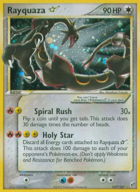 Rayquaza Star — EX Deoxys 107/107