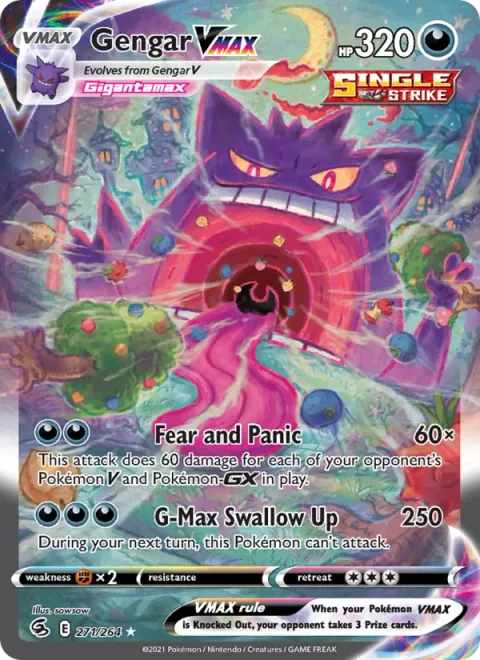 Gengar VMAX — Fusion Strike 271/264