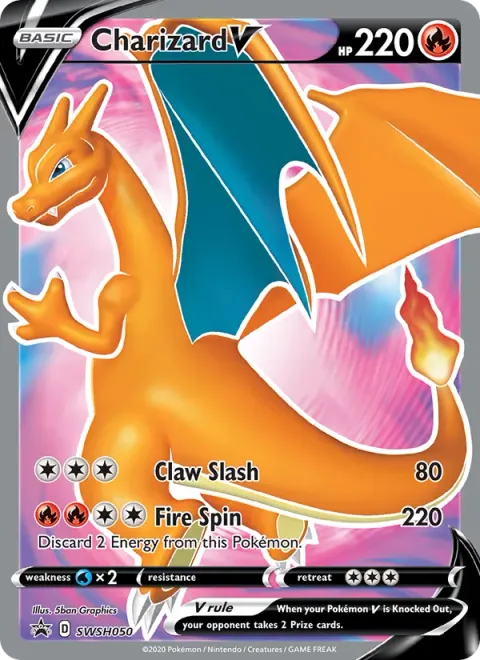Charizard V — SWSH Black Star Promos SWSH050/307