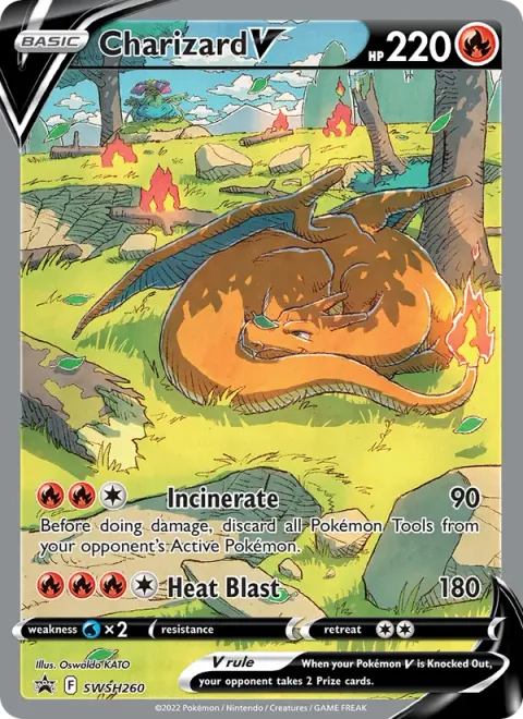 Charizard V — SWSH Black Star Promos SWSH260/307