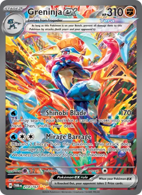 Greninja ex — Twilight Masquerade 214/167